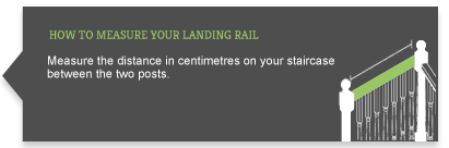 Where to measure Landing Rail